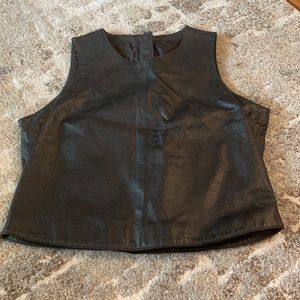 NWOT Leather Harley Davidson Vest